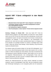Communiqué de presse série hybride VRF-Y Aperçu du communiqué de presse hybride série VRF-Y Word Doc